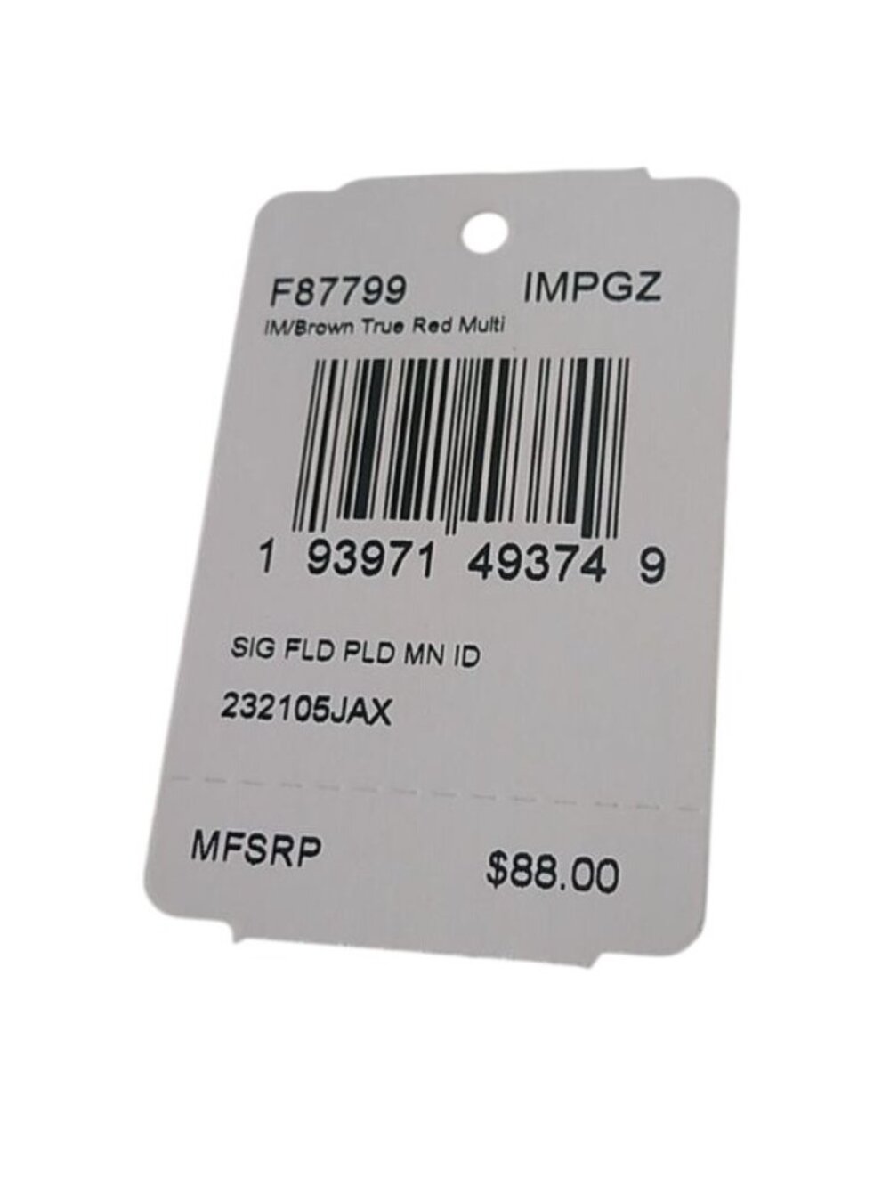 Coach F87799 Mini Skinny ID Case in Signature Canvas w/Field Plaid Print, IM/PGZ - Picture 4 of 7